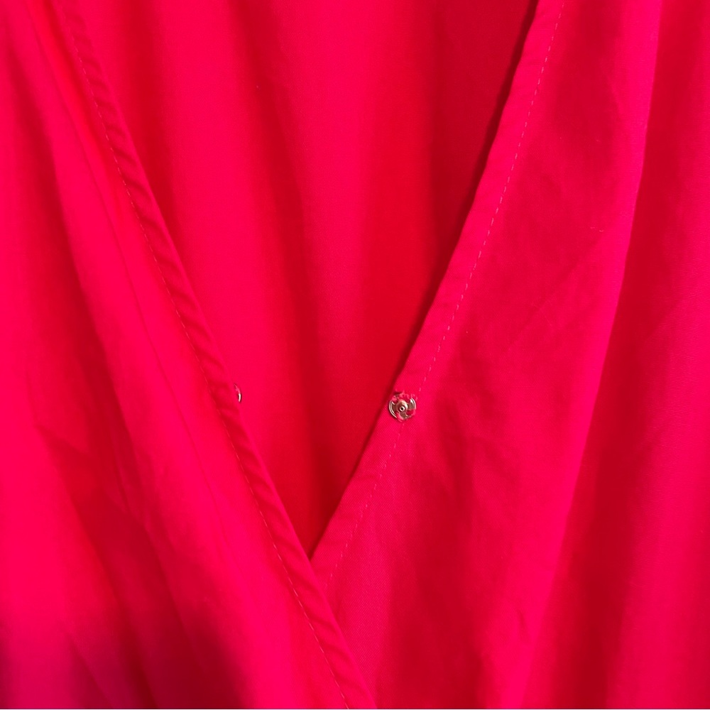 NWT And Now This Cut Out Poplin Dress SZ 1X - Picture 6 of 7